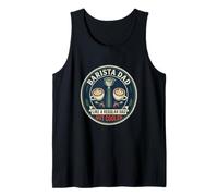 Mens Barista Dad Coffee Latte Espresso Father's Day Tank Top