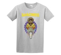 Men's Baroness Marald Van Haasteren Cotton T Shirt Grey XL