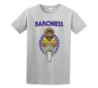 Men's Baroness Marald Van Haasteren Cotton T Shirt Grey XXL