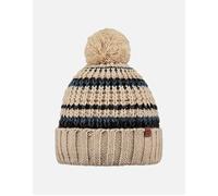 Men's Barts Mens Goser Pom Pom Mixed Knit Bobble Hat - Cream