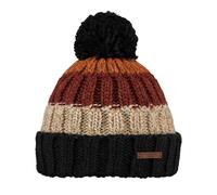 Mens Barts Wilhelm Bobble Knit Beanie Ski Hat Burgundy