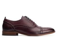 Base London Mens Cast Washed Lace Up Leather Oxford Shoes UK Size 6 (EU 40)