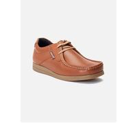 Men's Base London Event Leather Men's SMU Tan Lace-Up Shoes - Brown