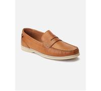 Men's Base London Marlin Leather Men's Burnt Tan Loafers - Brown - Size: 10
