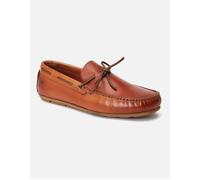 Men's Base London Brooks Leather Men's Burnt Tan Loafers - Brown - Size: 10