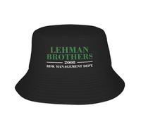 Men's Baseball Cap 2008 Risk Management Green Logo Bucket Hat Outdoor Fisherman Caps for Unisex Casual Hats Foldable Pattern Cap Gift