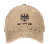 Men's Baseball Cap God with Us Washed Baseball Cap Flag Eagle Streetwear Trucker Hat Summer Men Adult Outdoor Sport Sun-Proof Baseball Caps Gift