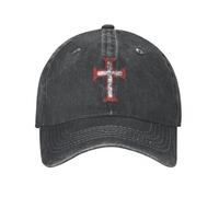 Men's Baseball Cap Order of Christ Cross Templar Christian Portugal Eroded Knight Templar Men Baseball Caps Distressed Denim Caps Hat Classic Hat Gift