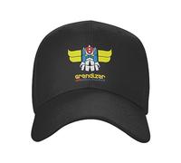 Mens Baseball Cap Pure Cotton,Punk UFO Robot Grendizer Baseball Cap Women Men Breathable Goldrake Anime Dad Hat Performance Snapback Hats Trucker Caps