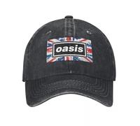 Mens Baseball Cap Sun Hats for Ladies O Oasis Rock Band Washed Baseball Cap British Music Albums Trendy Trucker Hat??Unisex Men Hunting Camping Design Snapback Cap The Gift