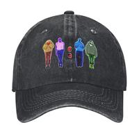 Men's Baseball caps，Chris Brown 11 11 Denim Baseball Cap Music Album Hunting Camping Trucker Hat Women Men Casual Sun-Proof Baseball Caps The Gift