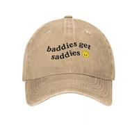 Men's Baseball caps，Classic Joe Jonas Baddies Get Saddies Baseball Cap Unisex Style Distressed Cotton Headwear Music Funny Outdoor Workouts Caps Hat The Gift