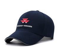 Mens Baseball Caps MAS-SEY FER-GUSON Printed, Vintage Summer Classic Fashion Sun Hats, Adjustable Breathable Summer Sports Cap-Navy Blue||One Size