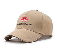 Mens Baseball Caps MAS-SEY FER-GUSON Printed, Vintage Summer Classic Fashion Sun Hats, Adjustable Breathable Summer Sports Cap-Khaki||One Size