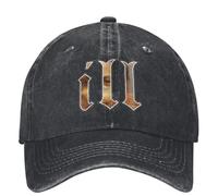 Men's Baseball caps，NAS Illmatic Logo Denim Baseball Cap Music Album Outdoor Gym Hip Hop Dad Hats Summer Couple Women Sunscreen Baseball Caps The Gift