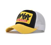 Men's Baseball Caps，New York Embroidery,Classic Outdoor Cap Unisex Baseball Caps，Dad Truck Driver hat, Yellow, L