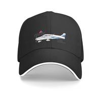 Men's Baseball Caps Piper PA28 Cherokee Baseball Cap Hat Man for The Sun Horse Hat Man Cap Hats Man Women Black