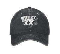 Men's Baseball caps，Summer Rapper Chris Brown Breezy Bowl XX Tour Baseball Cap Sun Design Washed Trucker Hat Women Men Outdoor Sport Baseball Caps The Gift