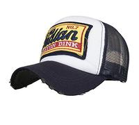 Men's Baseball Caps Trucker Distressed Vintage Baseball Cap Plain Adjustable Dad Hat Adjustable Hiking Hat Solid Sun Hat Cotton Breathable Hiking Hat Casual Fishing Holiday Navy
