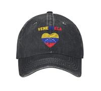 Men's Baseball caps,Venezuela Flag Holiday Washed Baseball Cap Venezuela Heart Venezuelan Flag Sun Trucker Hat Summer Women Men Sports Snapback Cap The Gift