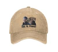 Men's Baseball caps，Vergil This is Power! Baseball Cap Sun Running Hippie Washed Hip Hop Hats Couple Women Street Style Print Baseball Caps The Gift