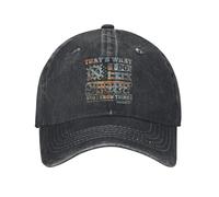Men's Baseball caps，Washed Baseball Cap That's What I Do I Fix Stuff and I Know Things Summer Trucker Hat for Female Male Outdoor Sun Baseball Caps The Gift