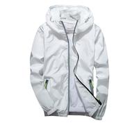 Men's Baseball Jacket, Spring Jacket Men Full Zip Up Flight Bomber Windbreaker Lightweight Casual Baseball Golf Coat with Pocket Bomber Jacket Men Sports Jackets for Men Uk