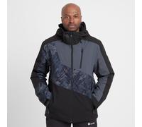 Dare 2b Men's Water-repellent Baseplate II Jacket Black Grey, Size: L - Sale