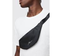 Mens Basic Bumbag In Black, Black ONE SIZE