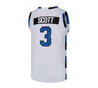 Mens Basketball Jersey #3 Lucas Scott Movie Sports Jersey Shirts Black, White, Medium