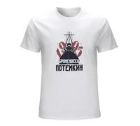 Men's Battleship Potemkin Eisenstein Cult Russian Movie Tee Graphic Tee Mens Shirt S-3Xl T-Shirts White S