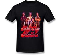 Men's Bay City Rollers T-Shirt Black Unisex Tee S