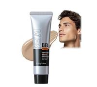 Men's BB Cream Foundation,Concealer For Men,Mens Tinted Moisturiser Face,Mens Concealer,Face Cream To Balance Skin Tone & Daily Use,Colour Corrector & Moisturizer,Strong Coverage,Easy Application