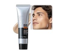 Men's BB Cream Foundation, Tinted Moisturiser BB Cream SPF15, Concealer & Colour Corrector for Blemishes, Full Coverage Face Moisturiser to Balance Skin Tone & Daily Use