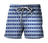 Men's Beach Trousers Striped Printed Summer Leisure Shorts Lightweight Breathable Casual Shorts for Men Comfortable Holiday Trousers, c, 5XL