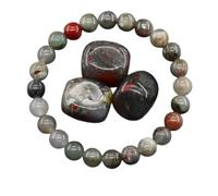 Mens Bead Bracelets Uk, 8Mm Handmade Natural Stone Beaded Bracelets For Women,Amethyst Tiger Eye Stone Beads Stretch Crystal Wristband Simple Jewellry Gift For Mums Friends Colleagues African Blood S