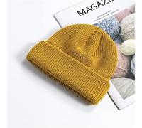 Mens Beanie Hat, Winter Knit Beanie Hat Comfortable Breathable Soft Beanie Unisex Inflection Warm Beanie Hat Mens Hats Winter Beanie Hats for Men Unisex Thermal Gifts for Him/her/dad