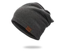 Mens Beanie Hats Uk, Winter Knit Beanie Hat Fisherman Beanie Knitted Beanie Hat Soft Cuffed Wooly Winter Hat Skullcap Beanie Hats for Men Uk Beanie Hats for Men for Adults Women and Men Unisex