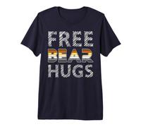 Mens Bear Community, Bear Flag, Free Bear Hugs, Gay Bear Pride Premium T-Shirt