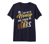 Mens Bear Community, Bear Flag, Funny Gay Bear Pride Premium T-Shirt