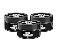 Men's Beard Care Cream, Beards Stimulating Balm, Beard-Softener and Moisturiser for Men, Non-Greasy After Shave Cream, Moisturizes & Strengthens Beards, Beard Conditioner (3 Pcs)