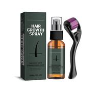 Men's Beard Care Set, spray with microneedle roller, double nourishment to help create a thicker beard, 30ml