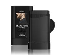 Men's Beard Colour Fill Stick Waterproof Sweat-Resistant - Instant Touch Up Dye Stick for Natural Grey Hair Coverage, Thickening & Defining Facial Hair with Smudge-Proof Finish (01#Black)