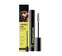 Men's Beard Eyebrow Dye Men's Beard Natural Long Lasting Without Bleaching Thick Natural Cover Gray 12ml Eyebrow Styling Wax Pencil (One Size)