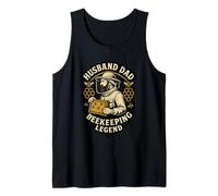 Mens Beekeeping Dad Beekeeping Papa Apiarist Daddy Fathers Day Tank Top