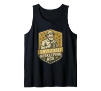 Mens Beekeeping Dad Beekeeping Papa Apiarist Daddy Fathers Day Tank Top
