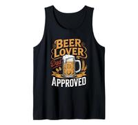 Mens Beer Lover Dad Approved Craft Beer Father Tank Top