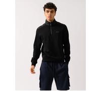 Belstaff Mens Alloy Quarter Zip Sweatshirt - Colour: Black - Size: XL