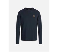 Men's Belstaff Long Sleeved T-Shirt Dark Navy - Black - Size: Regular/36