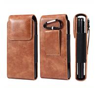 Mens Belt Bag Compatible with Samsung Galaxy Z Fold 6/Z Fold 5/Z Fold 4/Z Fold 3/Z Fold 2/Z Fold 5G, Magnetic Closure Phone Belt Clip Pouch Carrying Case for Huawei Mate X2/XS/X3/Galaxy Z Fold 5 4 3